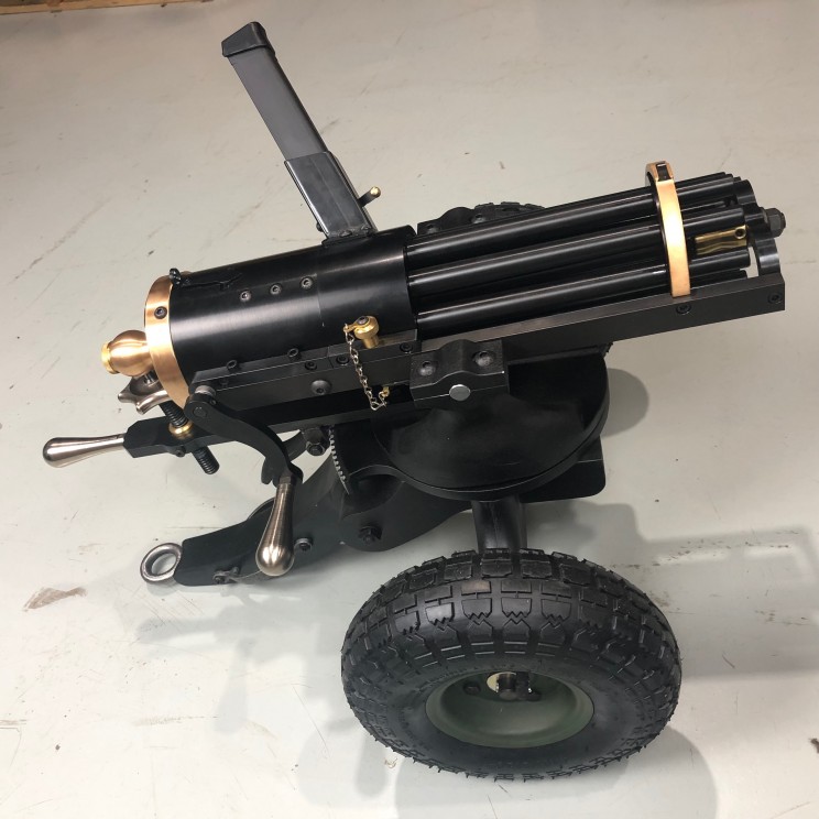 Tippmann Armory 9mm Gatling Gun Copper Custom Armament